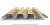 Профнастил полимерный Н75 0.65х800 RAL 7040 серое окно